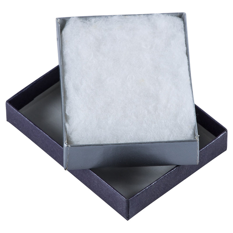 JAM PAPER Plastic Earring Box, 3 1/4 x 2 1/2 x 3/4, Purple