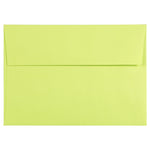 JAM Paper 4Bar A1 Colored Invitation Envelopes, 3.625 x 5.125, Ultra Lime Green, 25/Pack (155438)