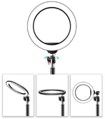 CODi 6" LED Ring Light with Mini Tripod, Black/Silver (LED-RING-6)
