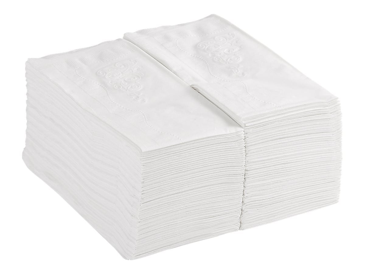 Dixie Napkin, 2-ply, White, 126 Napkins/Pack (34440)