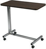 Drive Medical Non Tilt Top Overbed Table, Chrome (13003)