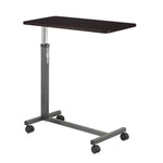 Drive Medical Non Tilt Top Overbed Table, Silver Vein (13067)