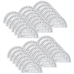 Westcott® Protractor, 6", 180 Degree, Clear, Pack of 36 (ACM11200-36)