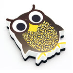 Ashley Productions® Magnetic Whiteboard Eraser, Wise Owl, Pack of 6 (ASH10009-6)