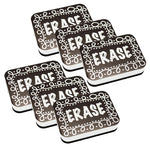 Ashley Magnetic Whiteboard Eraser, Chalk Loop, Pack of 6 (ASH10054-6)