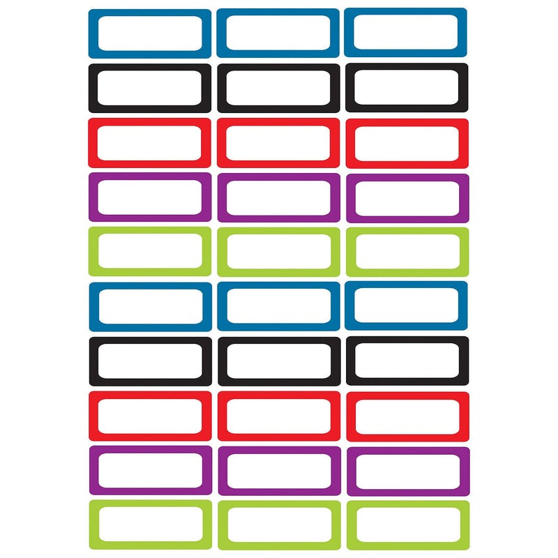 Ashley Magnetic School Name Plates, 1" x 2.5", 30/Pack, 3 Packs/Bundle (ASH10078-3)