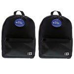 Bazic Basic 2-Piece Laptop Backpack Set, Medium, Black, 2/Bundle (BAZ1030-2)