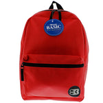 Bazic Basic 2-Piece Laptop Backpack Set, Medium, Red, 2/Bundle (BAZ1032-2)