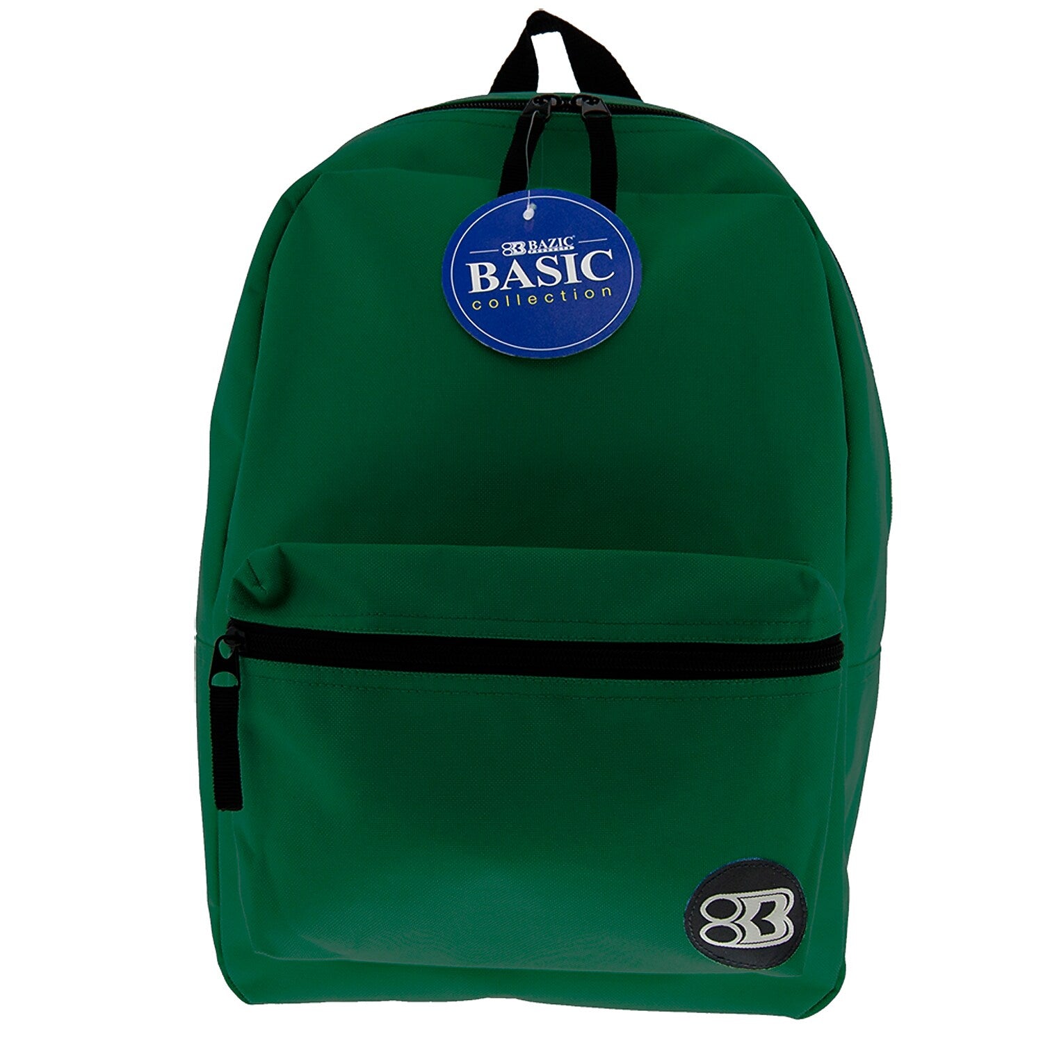 Bazic Basic 2-Piece Laptop Backpack Set, Medium, Green, 2/Bundle (BAZ1033-2)
