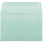 JAM Paper A9 Invitation Envelopes, 5.75 x 8.75, Aqua Blue, 50/Pack (157461i)