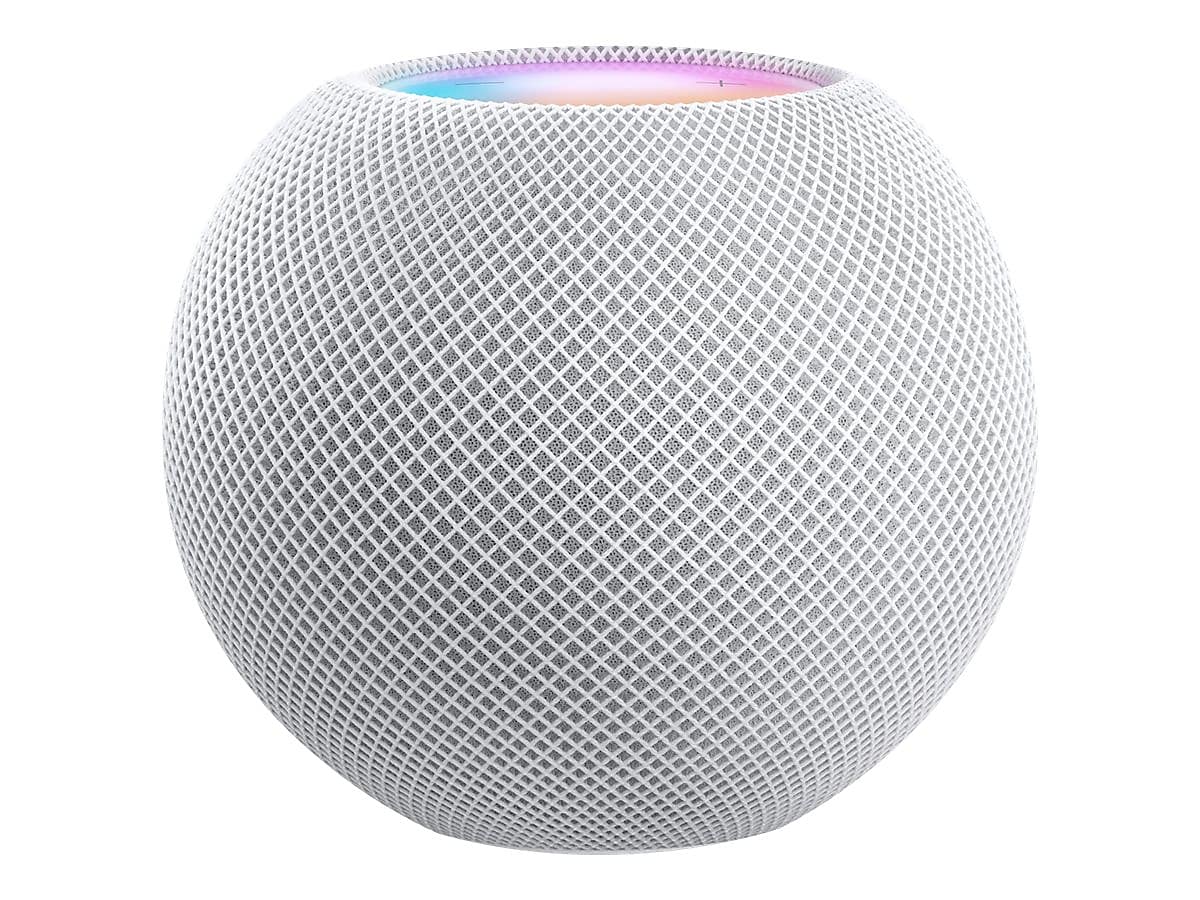 Apple HomePod mini MY5H2LL/A Bluetooth Speaker, White (MY5H2LL/A)