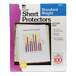 CLI Standard Sheet Protector, 8.5" x 11", Clear, 100/Box, 2 Boxes (CHL48241-2)