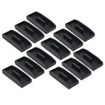 CLI Erase Magnetic Whiteboard Eraser with Storage for 2 Markers, Black, 12/Pack (CHL74530-12)