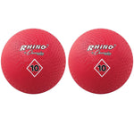 Champion Sports Playground Ball, 10", Red, Pack of 2 (CHSPG10RD-2)