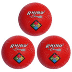 Champion Sports Playground Ball, 8.5", Red, Pack of 3 (CHSPG85RD-3)