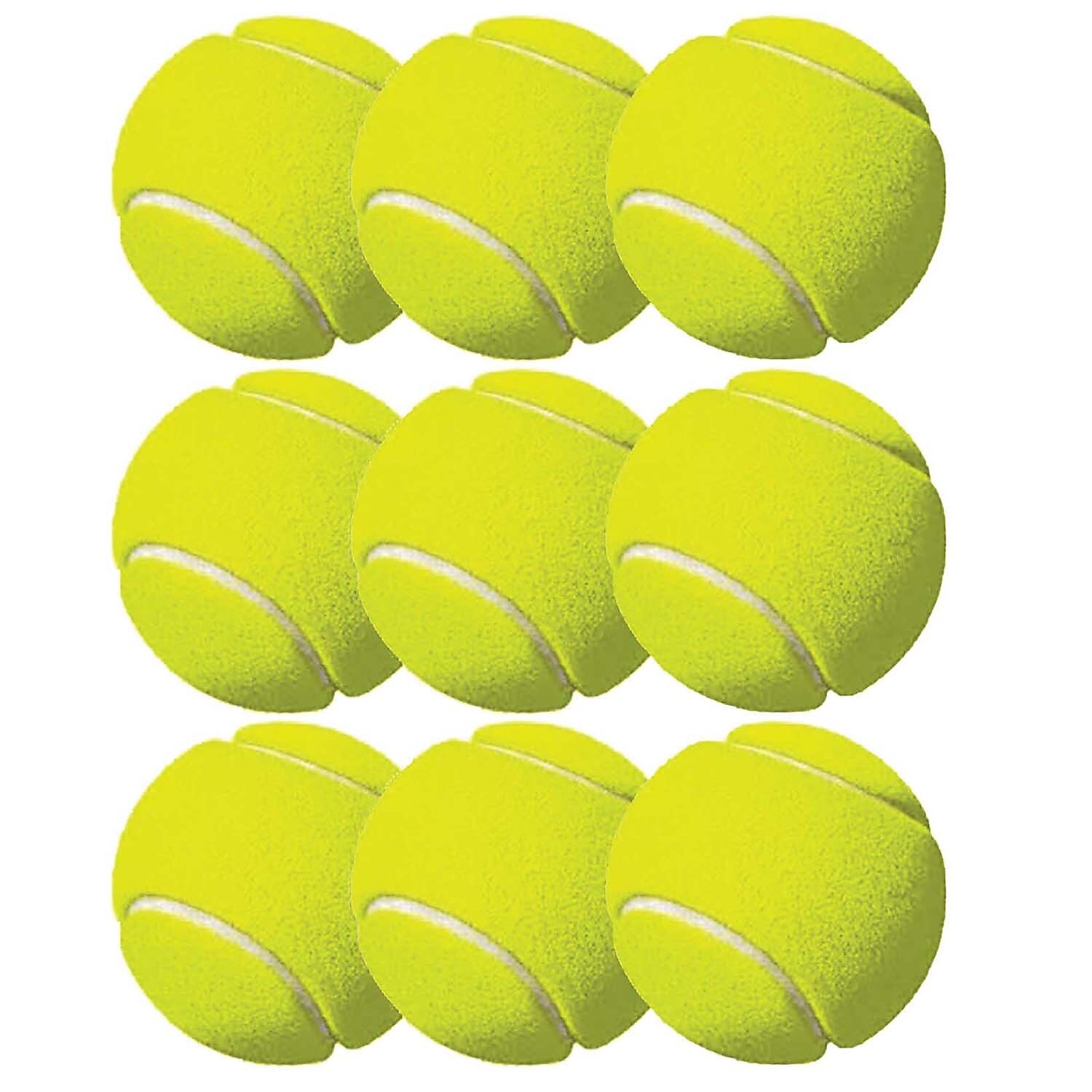 Champion Sports Tennis Balls, Neon Yellow, 3/Pack, 3 Packs/Bundle (CHSTB3-3)