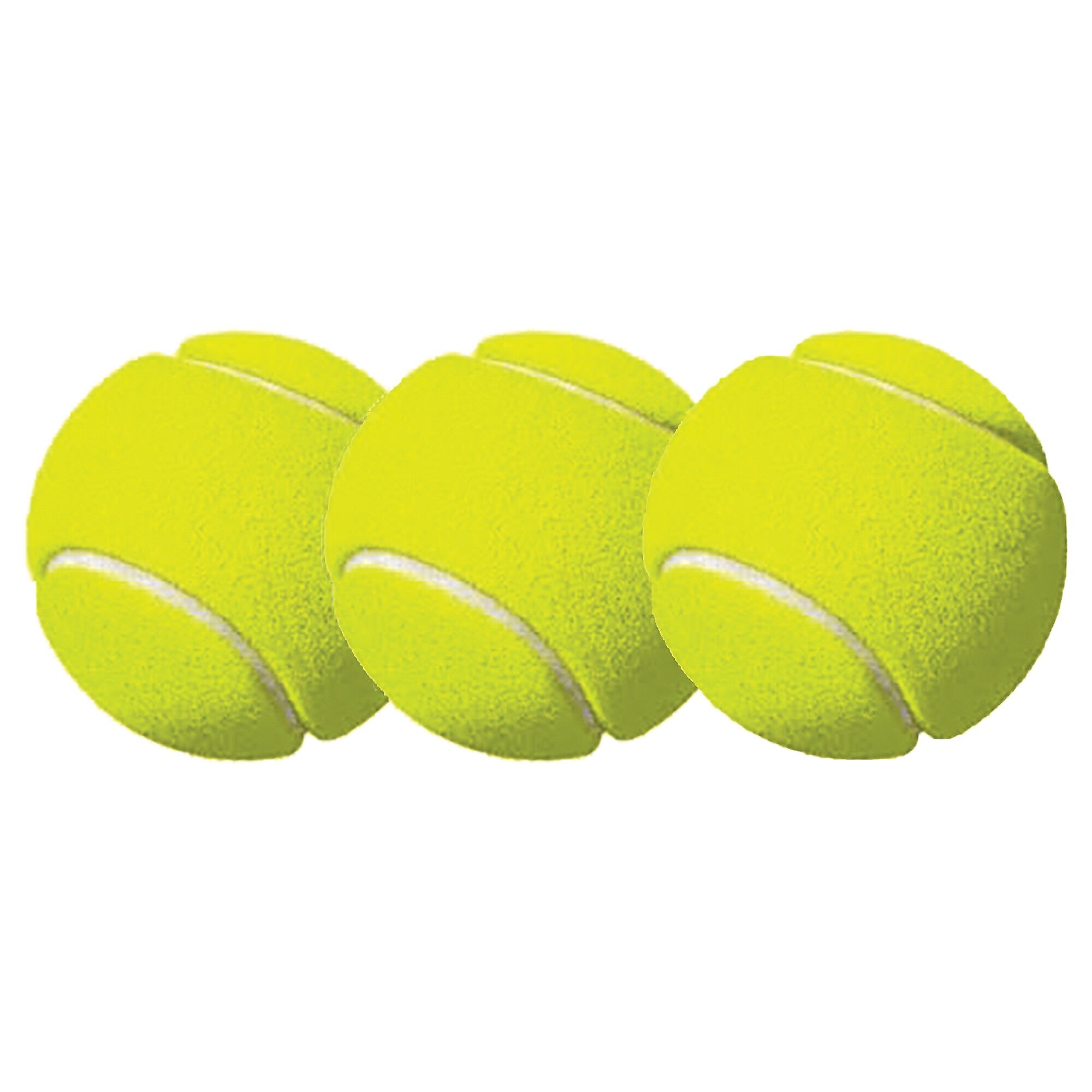 Champion Sports Tennis Balls, Neon Yellow, 3/Pack, 3 Packs/Bundle (CHSTB3-3)