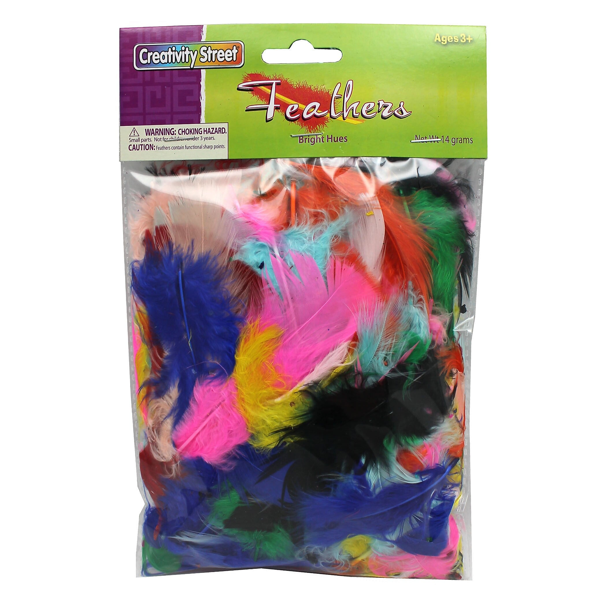 Creativity Street Turkey Plumage Feathers, Assorted Colors, 12/Bundle (CK-450001-12)