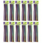 Creativity Street Regular Stems, Assorted Colors, 100 Pieces/Pack, 12 Packs/Bundle (CK-711201-12)