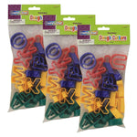 Creativity Street Dough & Clay Cutter Set, Capital Letters, 1-9/16", 26 Pieces/Pack, 3 Packs (CK-9771-3)