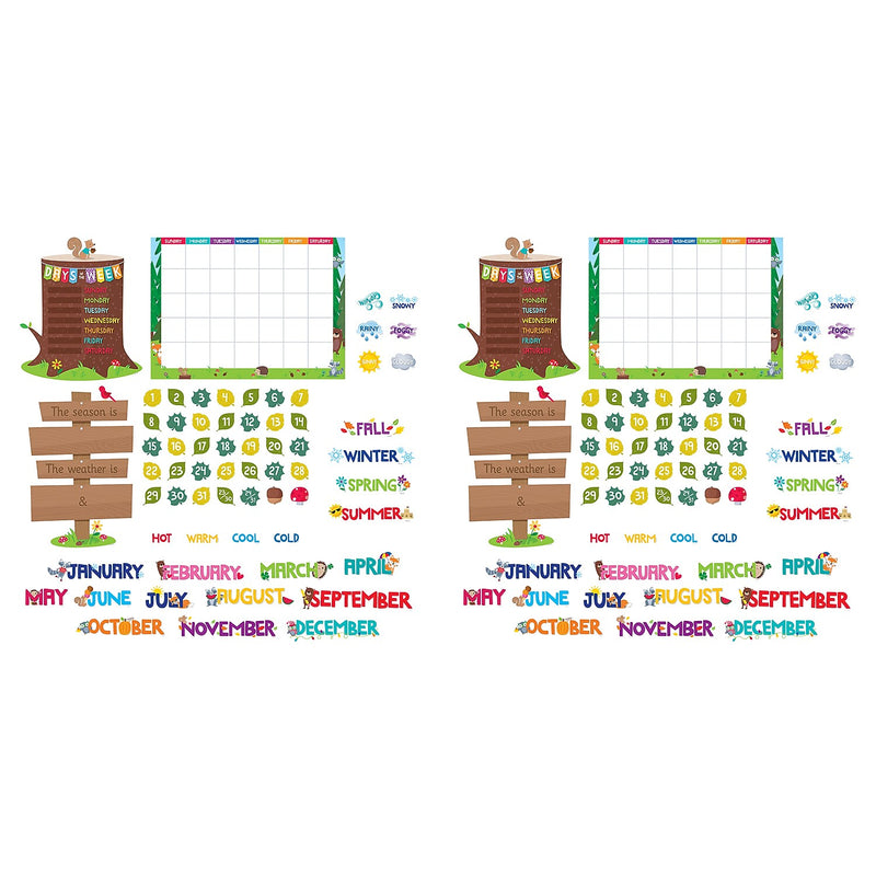 Creative Teaching Press Woodland Friends Calendar Bulletin Board Set, 2 Sets (CTP8006-2)
