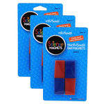 Dowling Magnets North/South Bar Magnets, 2/Pack, 3 Packs/Bundle (DO-712-3)