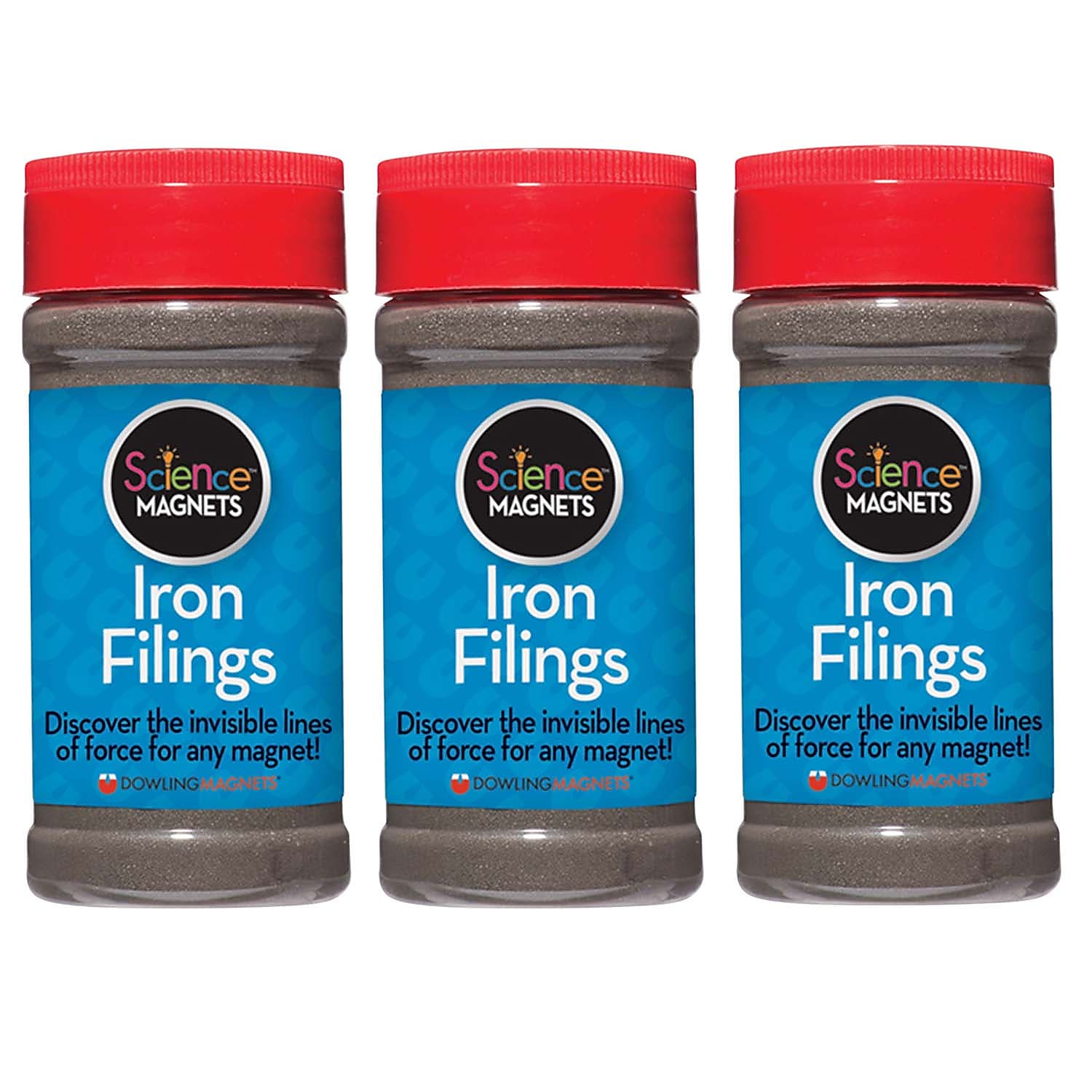 Dowling Magnets Iron Filings, 3/Bundle (DO-731019-3)