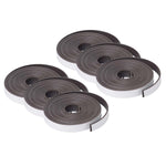 Dowling Magnets® Adhesive Magnet Strip Roll, 0.5" x 10', 6 Rolls (DO-735003-6)