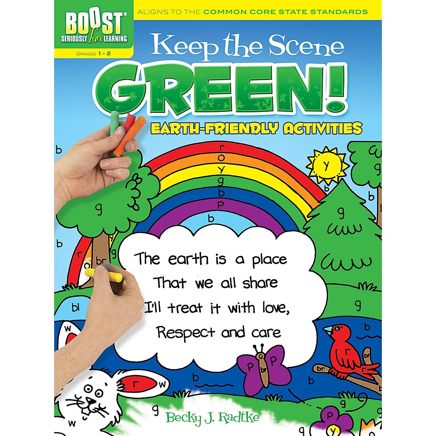 BOOST Keep the Scene Green!: Earth-Friendly Activities Coloring Book, 32 Pages, 6/Bundle (DP-494179-6)