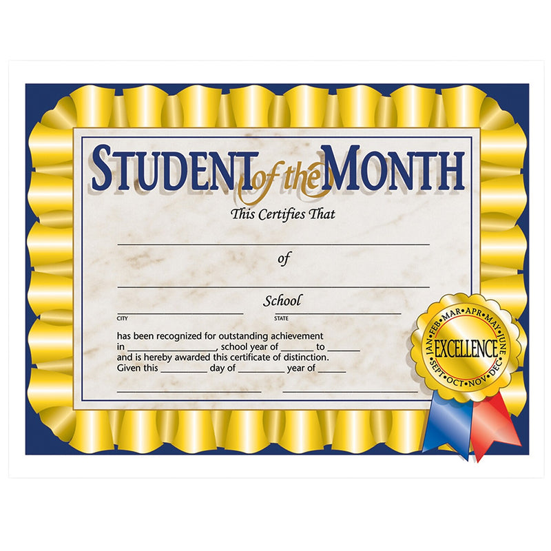 Hayes Achievement Certificates, 8.5" x 11", Multicolor, 3/Bundle (H-VA528-3)