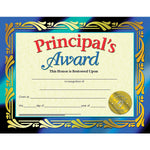 Hayes Publishing Principal's Award Certificate, 8.5" x 11", 30 Per Pack, 3 Packs (H-VA689-3)