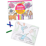 Melissa & Doug Jumbo Multi-Theme Coloring Pad, 50 Pages, 6/Bundle (LCI4225-6)