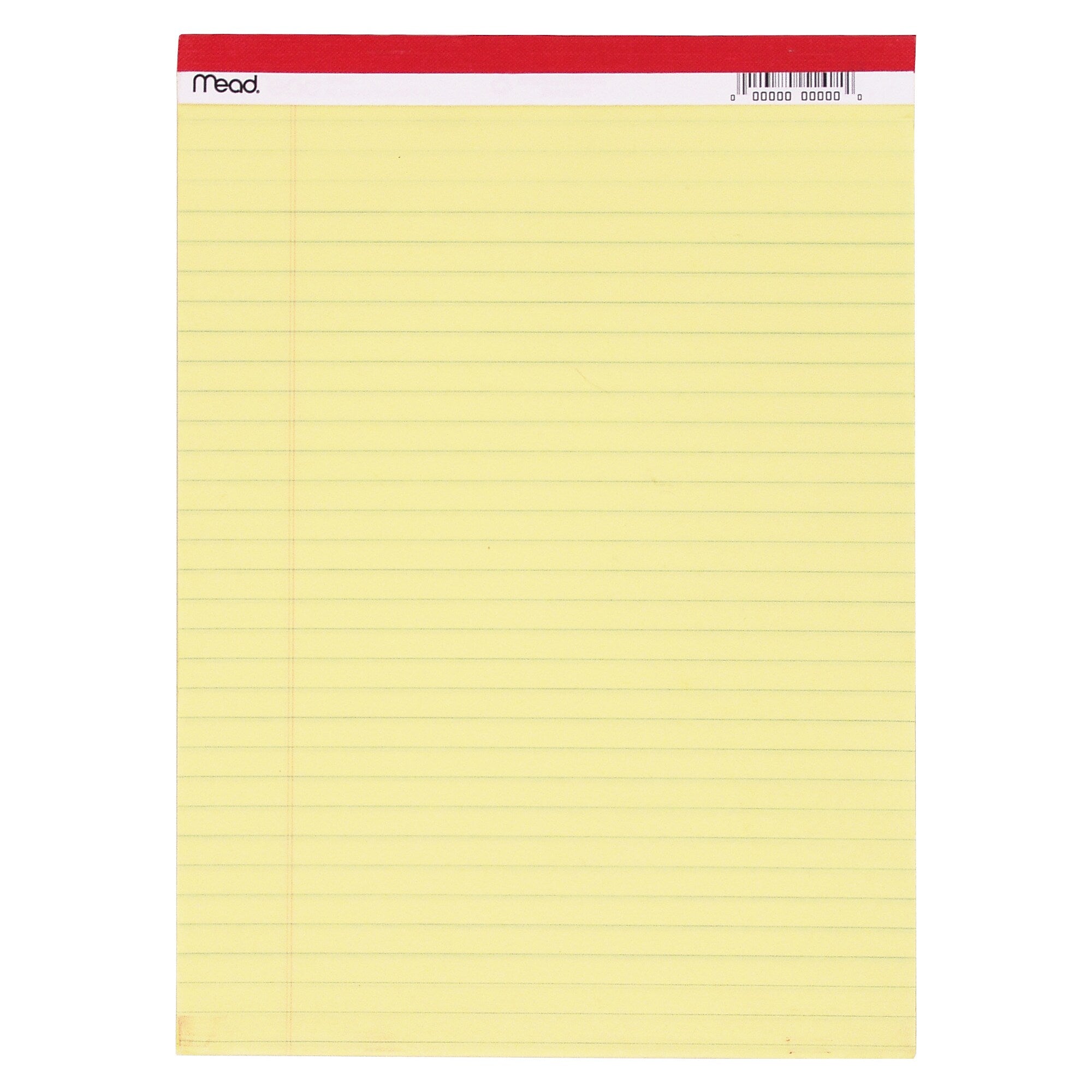 Mead Standard Legal Pad, 8.5" x 11.75", 50 Sheets/Pad, 12 Pads (MEA59610-12)