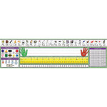 North Star Teacher Resources Modern Manuscript Primary Desk Plates, 19" x 5", 36 Per Pack, 3 Packs (NST9004-3)