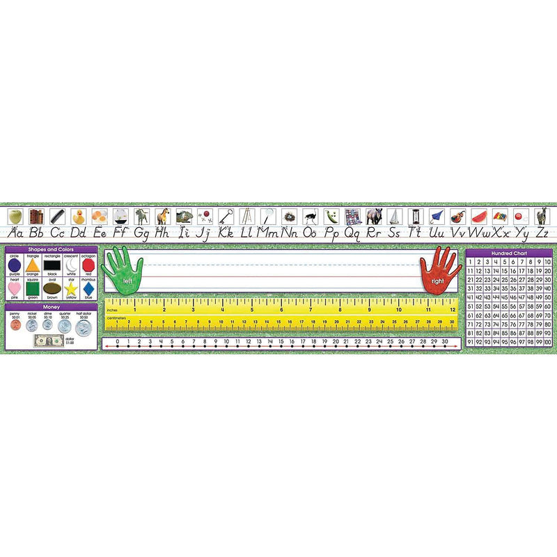 North Star Teacher Resources Modern Manuscript Primary Desk Plates, 19" x 5", 36 Per Pack, 3 Packs (NST9004-3)