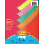 Pacon 8.5" x 11" Multipurpose Colored Paper, 20 lb., Assorted Brights, 100 Sheets Per Pack/3 Packs (PAC101049-3)