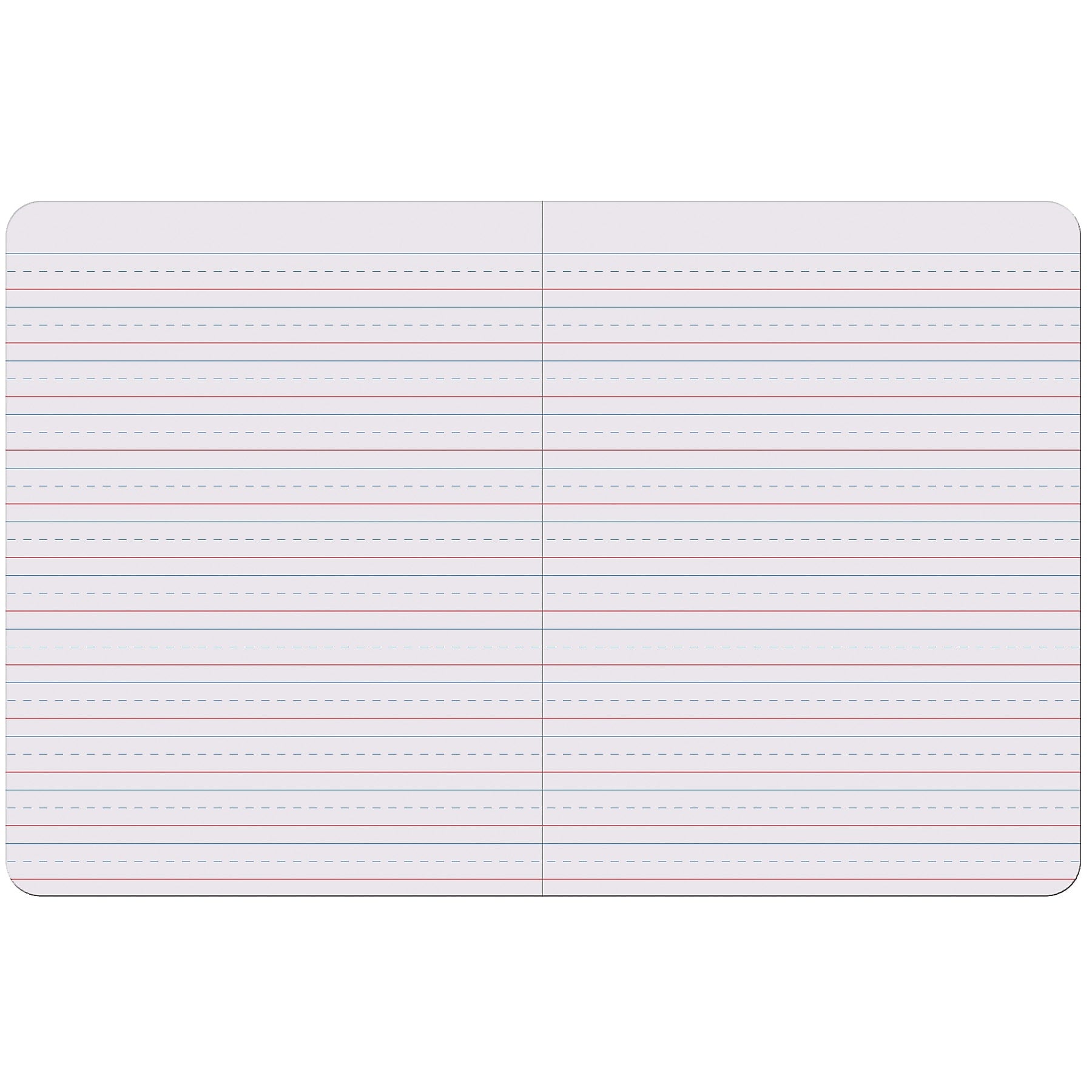 Pacon Composition Notebooks, 9.75" x 7.5", Primary Ruled, 100 Sheets, Blue Zebra, 6/Bundle (PAC2425-6)