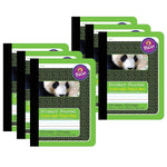Pacon Composition Notebooks, 9.75" x 7.5", Primary Ruled, 100 Sheets, Green Panda, 6/Bundle (PAC2428-6)