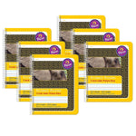 Pacon Composition Notebooks, 7.5" x 9.75", Wide Ruled, 100 Sheets, Yellow, 6/Bundle (PAC2430-6)