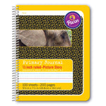 Pacon Composition Notebooks, 7.5" x 9.75", Wide Ruled, 100 Sheets, Yellow, 6/Bundle (PAC2430-6)