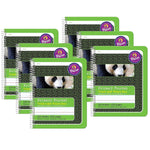 Pacon Primary Comp Book, Spiral Bound, D'Nealian/Zaner-Bloser Picture Story Ruled, 9-3/4" x 7-1/2", 100 Shts, 6Pk (PAC2434-6)