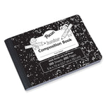 Pacon Composition Notebooks, 5" x 7.5", Wide Ruled, 100 Sheets, Black, 12/Bundle (PACMMK37090-12)