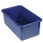 Romanoff Plastic Stowaway Tray No Lid, 5.25" x 13.25" x 7.75", Blue, Pack of 3 (ROM12104-3)