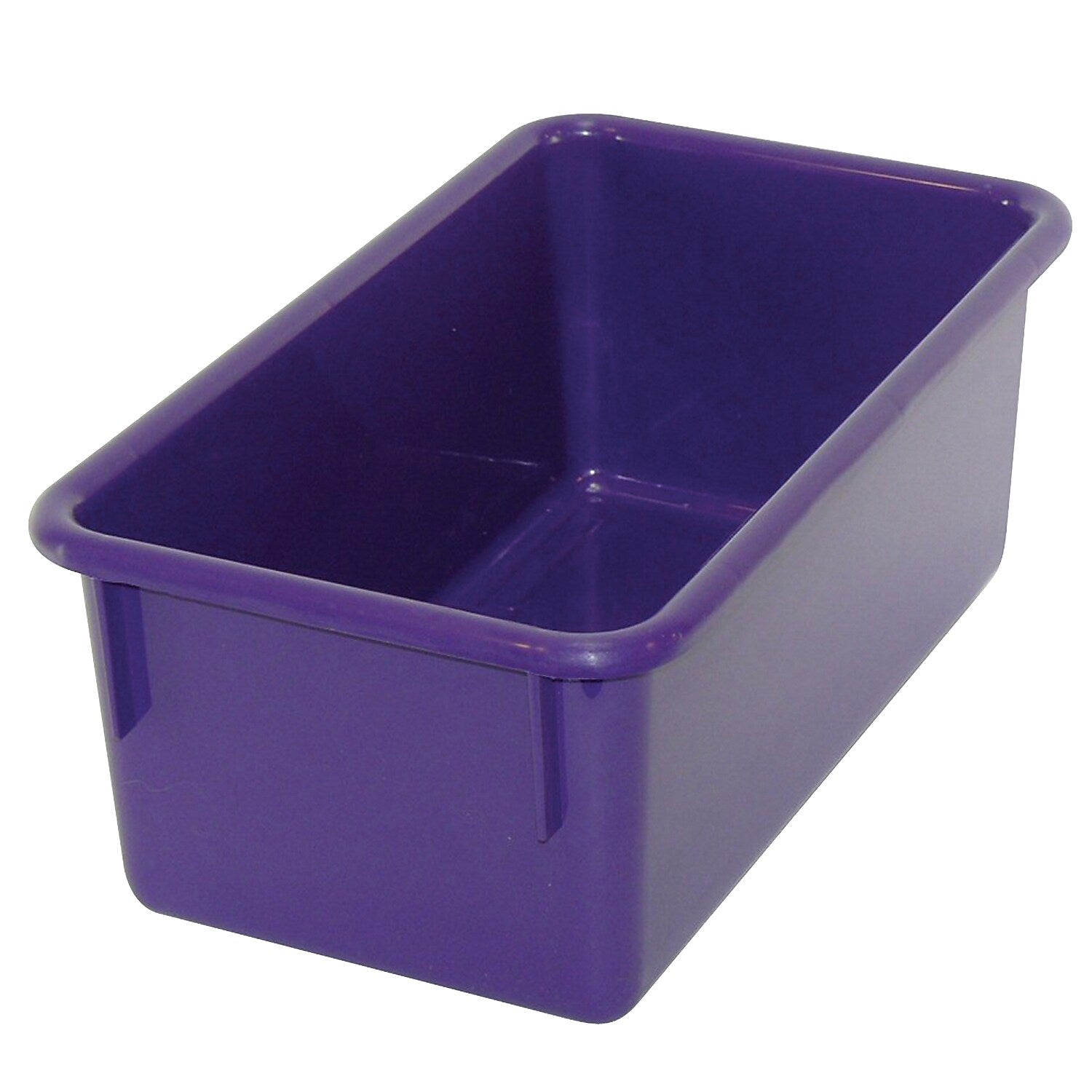 Romanoff Plastic Stowaway Tray No Lid, 5.25" x 13.25" x 7.75", Purple, Pack of 3 (ROM12106-3)