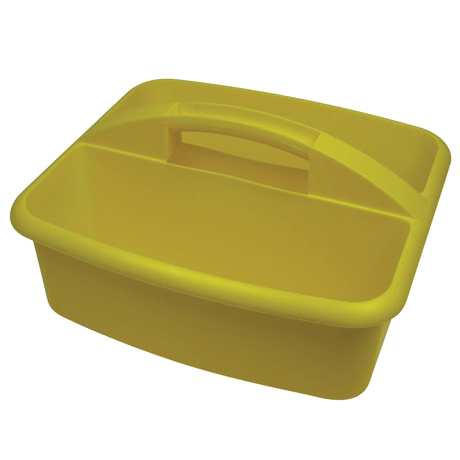 Romanoff Plastic Large Utility Caddy, 12.75" x 11.25" x 6.75", Yellow, Pack of 3 (ROM26003-3)