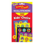 TREND Kids' Choice Stinky Stickers Variety Pack, Multicolored, 480/Pack, 2 Packs/Bundle (T-089-2)