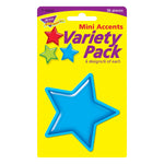 TREND Gumdrop Stars Mini Accents Variety Pack, 36 Per Pack, 6 Packs (T-10843-6)