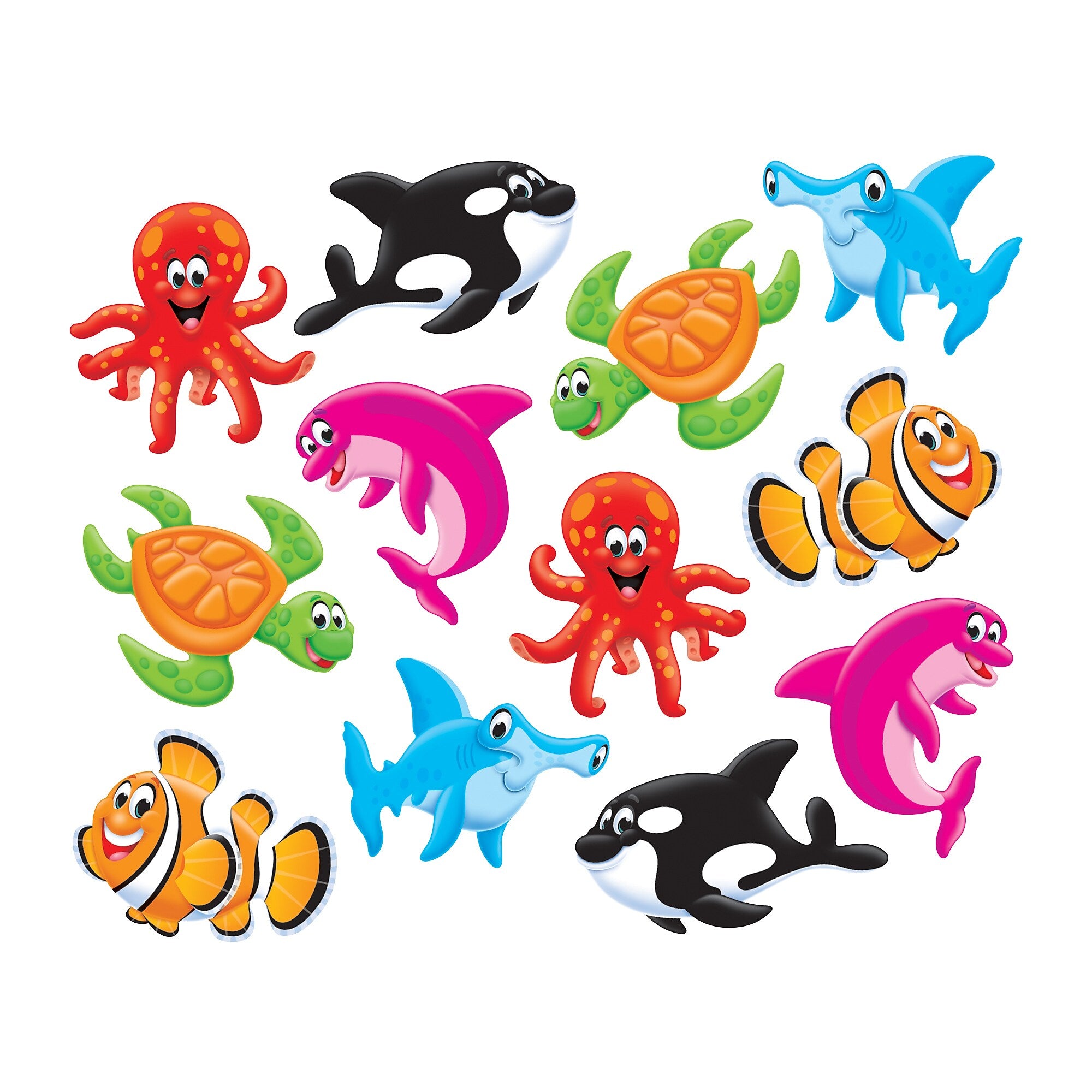TREND Sea Buddies™ Classic Accents® Variety Pack, 36 Per Pack, 3 Packs (T-10998-3)