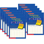 Scholastic Teacher Resources Substitute Teacher Folder, 9.5" x 11", Pack of 10 (SC-0439546443-10)