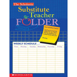 Scholastic Teacher Resources Substitute Teacher Folder, 9.5" x 11", Pack of 10 (SC-0439546443-10)